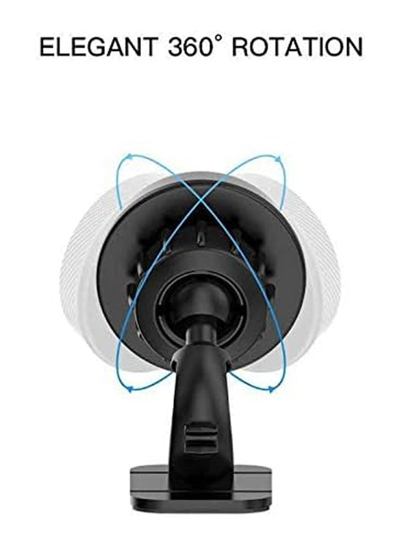 Yesido C60 Magnetic Car Phone Holder with 360 Degree Magnetic Holder for Smartphone, Black