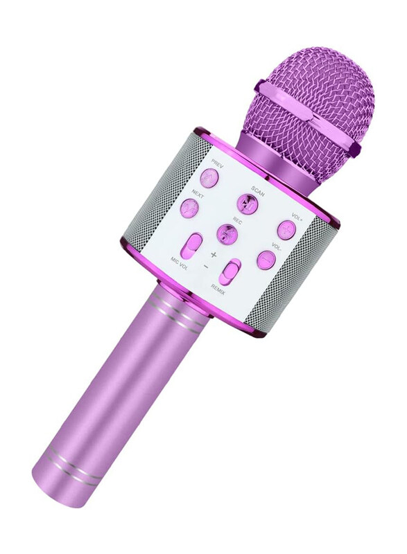 

ZZLWAN Girls Toys Microphone for Kids Bluetooth Karaoke Microphone Wireless for Adults, Purple