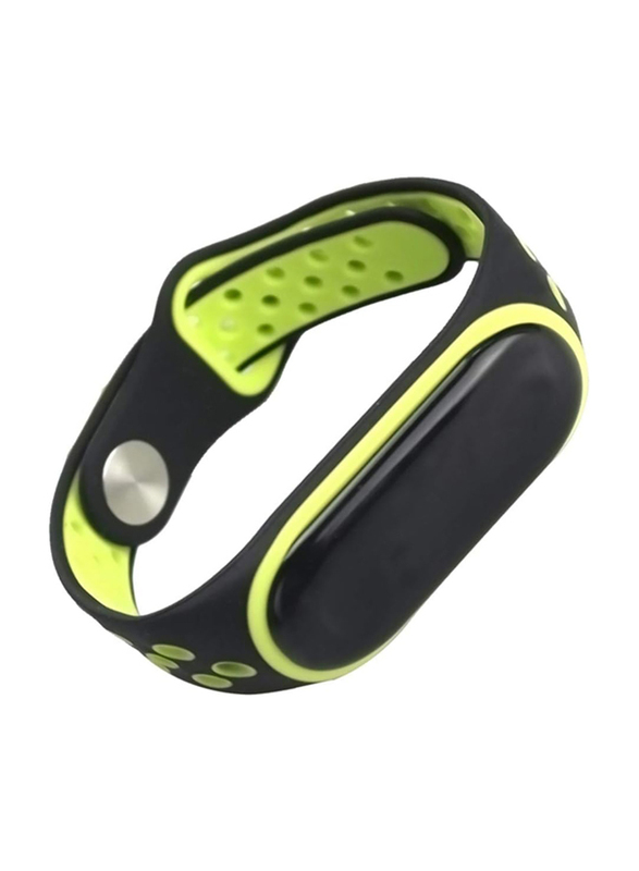 Silicone Anti-Off Wrist Band for Xiaomi Mi Band 3, Black