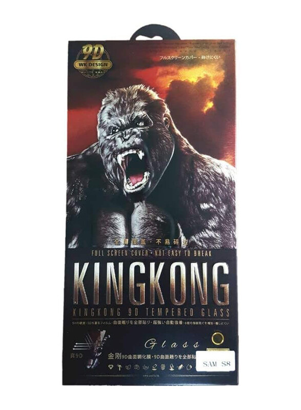 

Generic Kingkong Samsung Galaxy S9 9D Tempered Glass Full Screen Cover, Clear