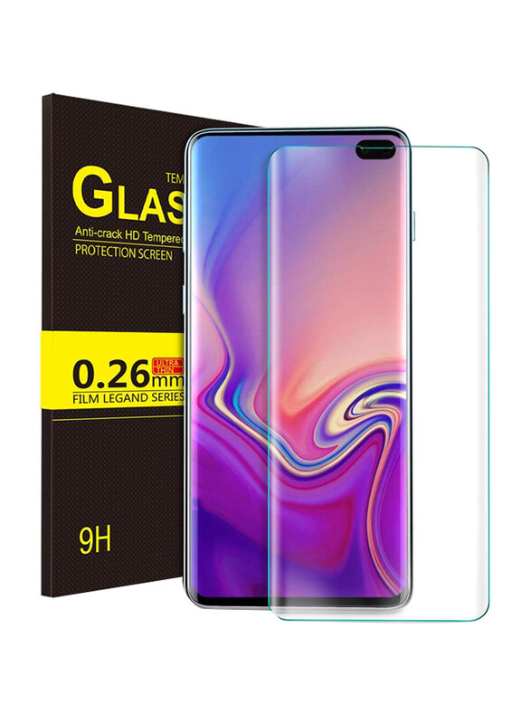 

Kugi Samsung Galaxy S10 Plus Tempered Glass Screen Protector, Clear