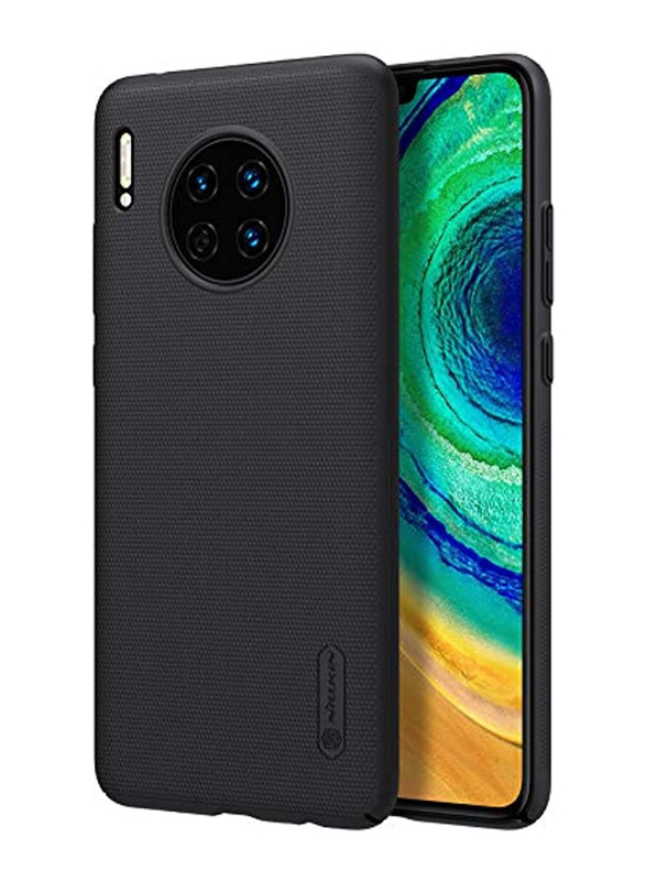 Nillkin Huawei Mate 30 Frosted Shield Anti Fingerprints Hard PC Case Back Cover with Phone Stand, Black