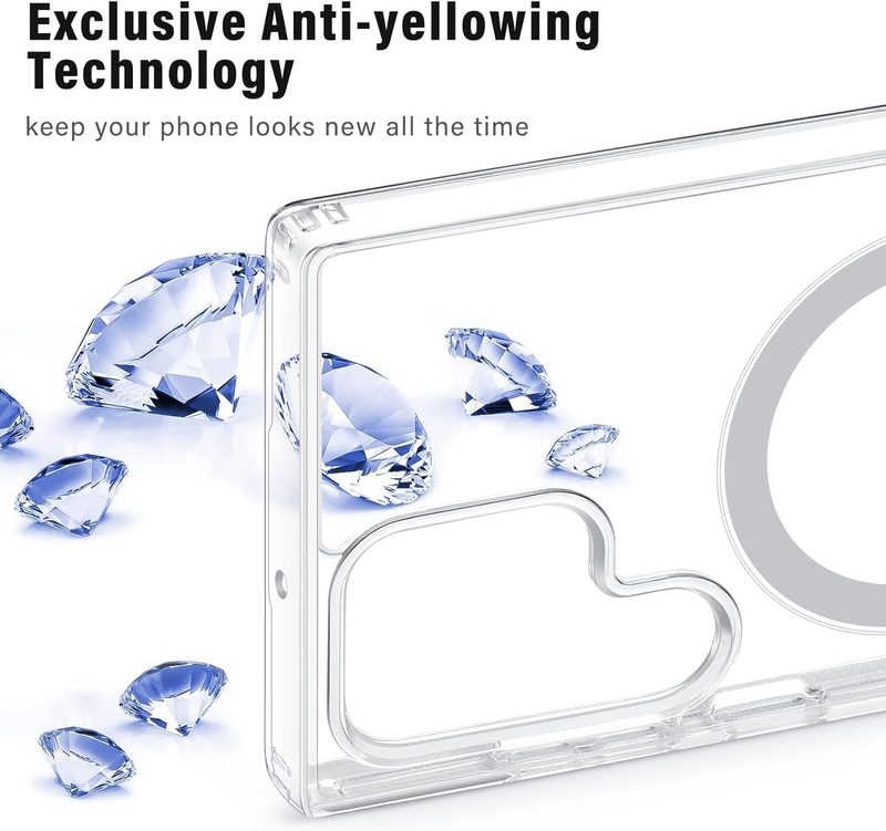 Samsung Galaxy S23 Magsafe Mobile Phone Case Cover, Clear