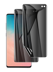 Samsung Galaxy S10 Plus Privacy TPU Film Screen Protector, 2 Pieces, Black