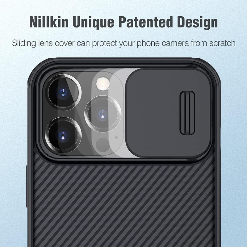 Nillkin Apple iPhone 13 Pro Max 6.7-inch Camshield Hard Mobile Phone Case Cover, Black