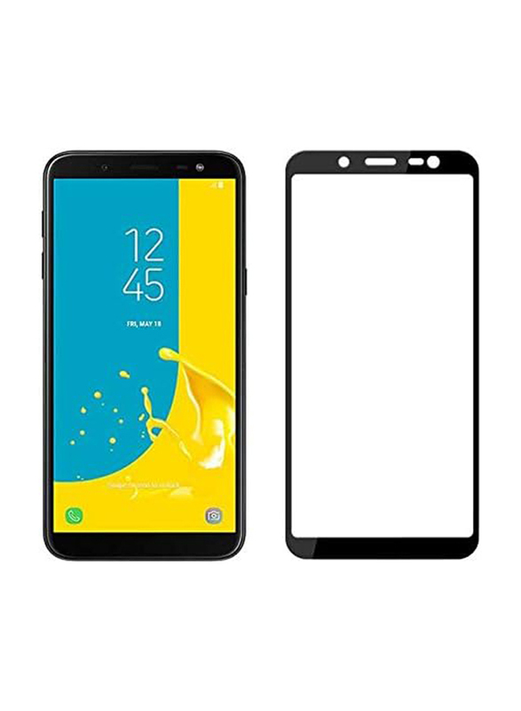 Samsung Galaxy J6 Plus 2018 Tempered Glass Screen Protector, Black