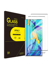 Ivso Samsung Galaxy Note 10 Plus/Samsung Galaxy Note 10+ 5G Anti-Scratch Full Coverage Tempered Glass Screen Protectors, 2 Pieces, Clear