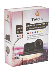 Toby's 2 In 1 Car Parking Sensor With Camera, Black