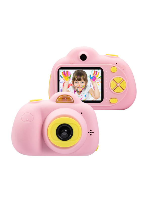 Kids 1080p Digital Compact Camera (TF Card Not Included), 8MP, Pink