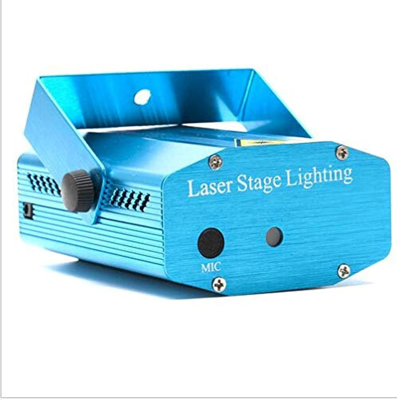 

Generic Mini Disco Moving Compact Projector Heart Design Laser Stage Light, Blue