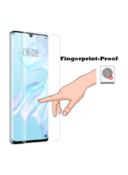 Huawei P30 Pro Full Coverage HD Hydrogel Anti-Fingerprint High Sensitivity Screen Protector, 2 Piece, Clear