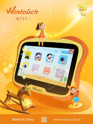 Wintouch K711 4GB Yellow 7-inch Kid's Tablet, 512MB RAM, WiFi Only