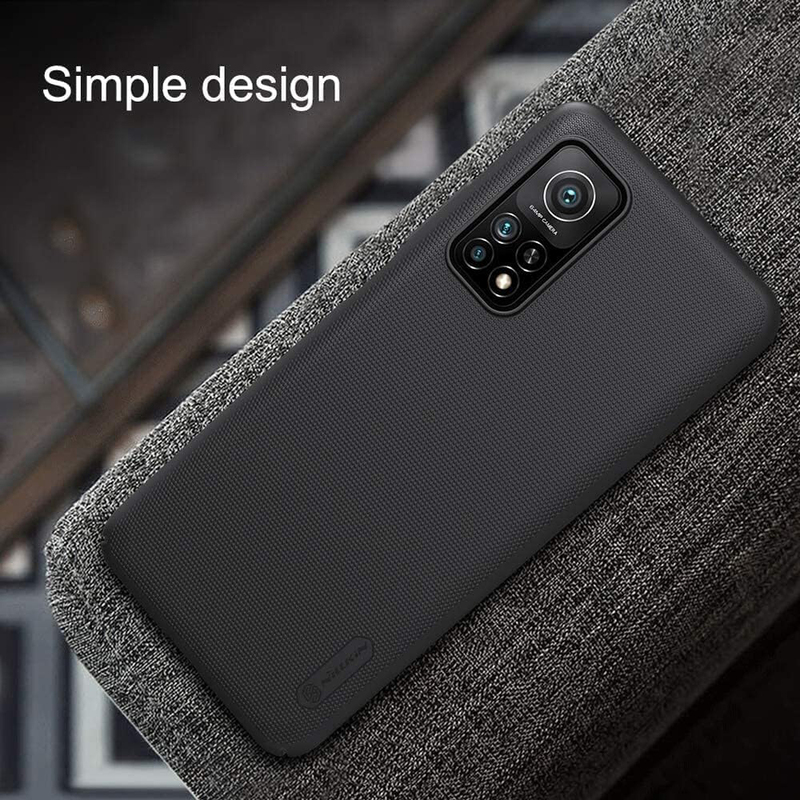 Nillkin Xiaomi Mi 10T and Mi 10T Pro 5G Super Frosted Shield Hard Slim Fit Designed Mobile Phone Case Cover, Black