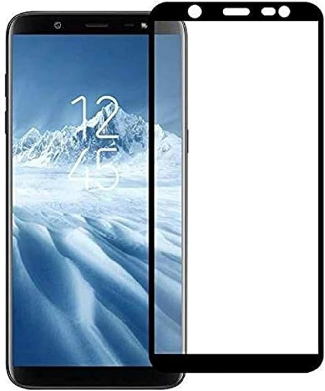 Samsung Galaxy J8 5D Mobile Phone Screen Protector, Black/Clear