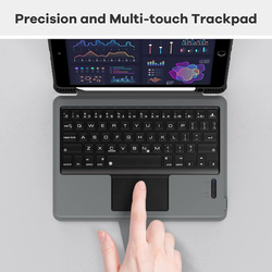 Nillkin Apple iPad 11 Pro Detachable Keyboard Case Cover with Trackpad and Pencil Holder, Black