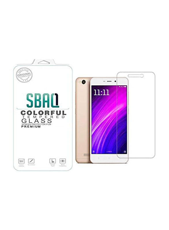 SBAQ Xiaomi Redmi 4A Glass Screen Protection, Clear