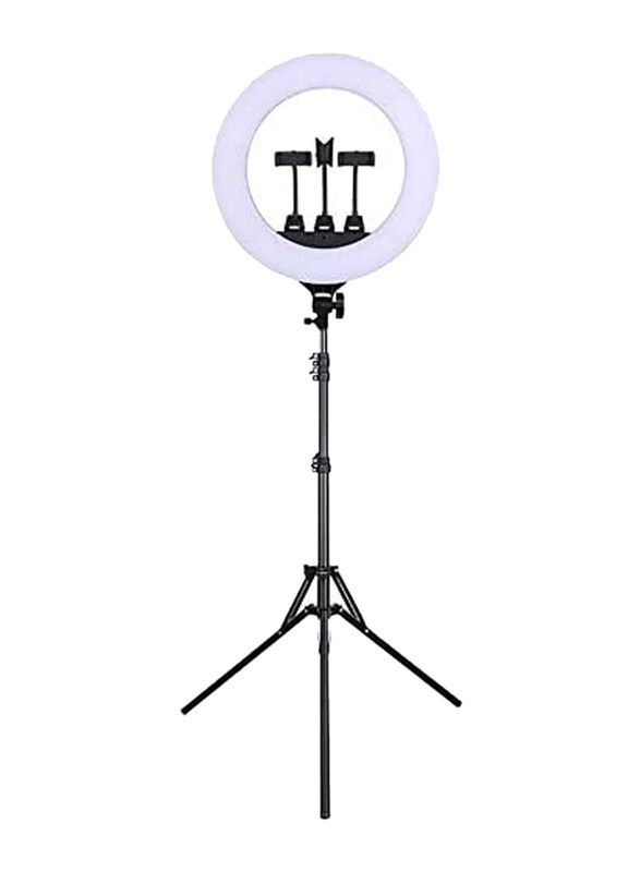 

Generic Universal Ring Light with Tripod Stand, Black