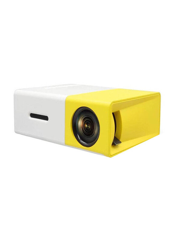 

Generic Mini Portable Video 1080P High Resolution LED Projector, 600 Lumens, YG-300, Yellow