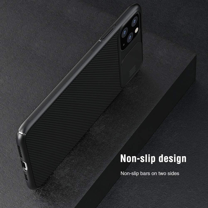 Nillkin Apple iPhone 11 Pro Max 6.5-Inch 2019 Cam Shield Series Slim Stylish Protective Mobile Phone Case Cover, Black