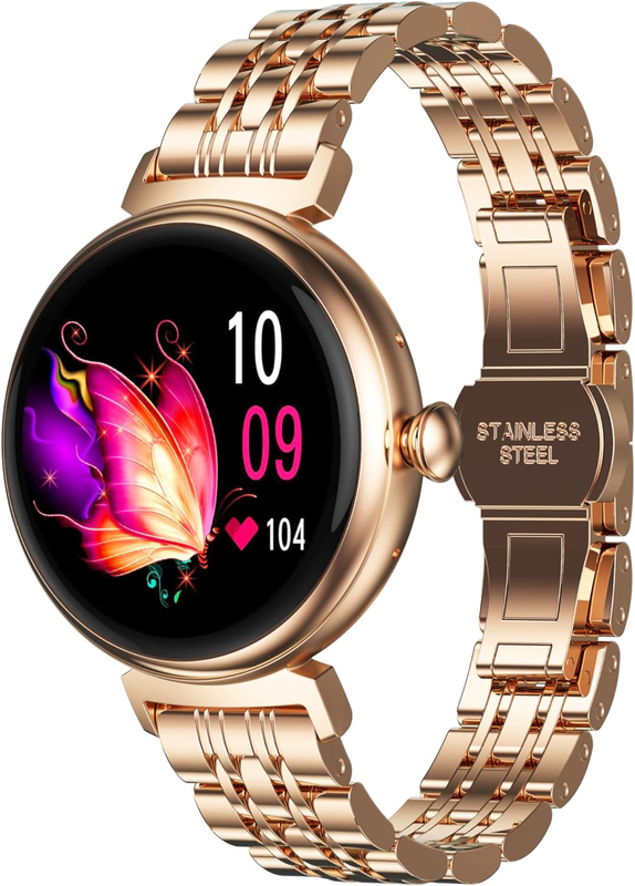 

G-tab GT9 Pro 1.1 Inch Smartwatch for Women, Gold