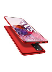 X-Level Samsung Galaxy S20 Plus Guardian Series Ultra Thin Slim Fit Soft Flexible TPU Bumper Matt Finish Protective Mobile Phone Case Cover, Red