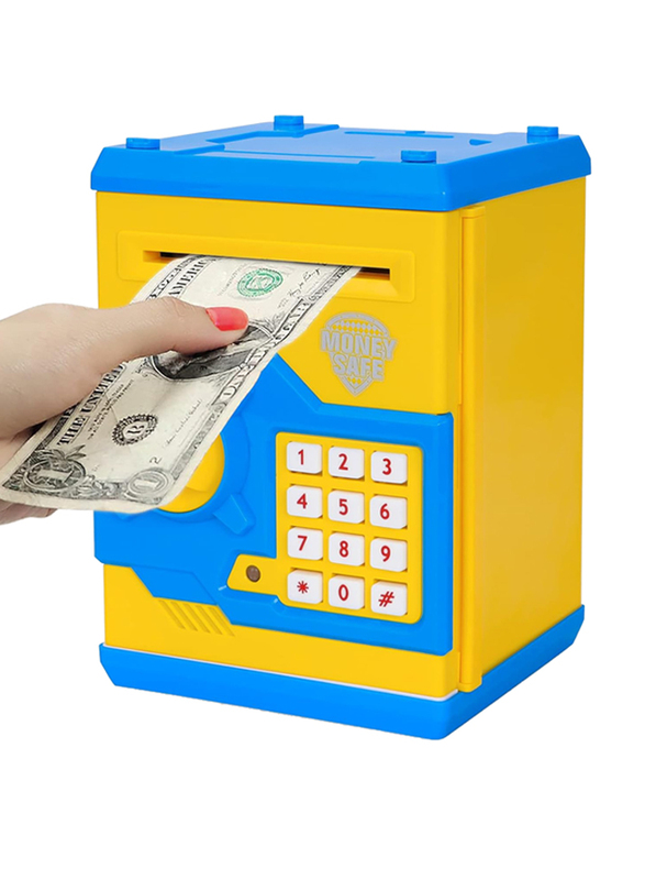 

Refasy Electronic Piggy Banks for Kids Money Savings Box Toys Mini ATM Coin Bank for Children, Ages 7+