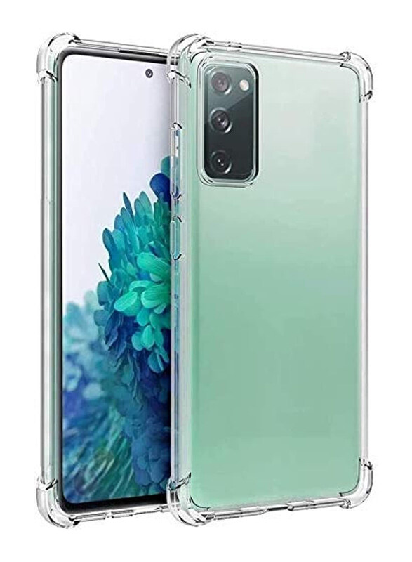 

Generic Samsung Galaxy S20 Fe 5G Flexible TPU Shock-Absorption Mobile Phone Case Cover, Clear