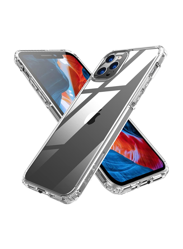 X-Level Apple iPhone 12 Pro Max 6.7-Inch Anti-Yellowing Scratch Resistant Heavy Duty Shockproof Protective Mobile Phone Case Cover, Clear