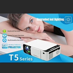 Portable Smart Mini Projector, White