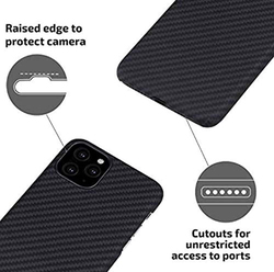 Apple iPhone 11 Pro Max Super-Slim Anti-Slip Grip Premium Flexible Full Body Protector Soft TPU Mobile Phone Case Cover, Black