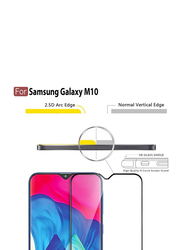 Grip2u Samsung Galaxy M20 Full Glue Coverage Edge to Edge Tempered Glass Screen Protectors, Black