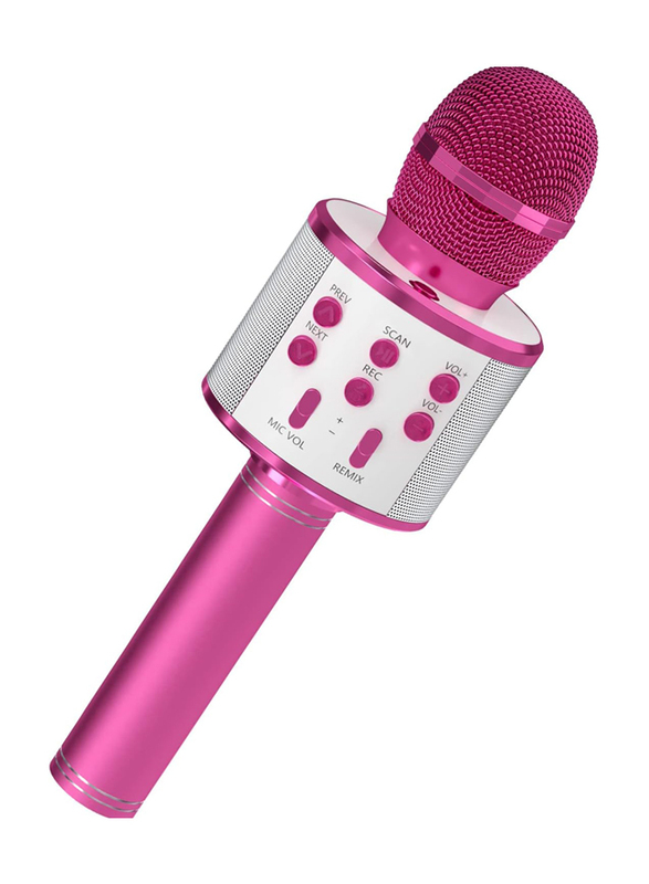 GIFTMIC Portable Handheld Karaoke Kids Singing Wireless Bluetooth Microphone for Adults for Birthday Party, Purple