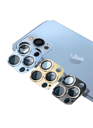 Apple Iphone 13 Pro/13 Pro Max No Influence on Image Quality 9H Glass Aviation Aluminium Camera Cover, Gold