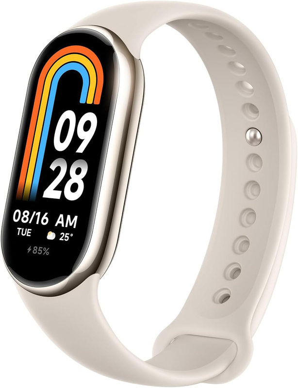 Xiaomi Mi Smart Band 8 - 1.62 Inch Fitness Tracker, Light Gold