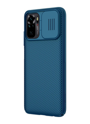 Nillkin Xiaomi Redmi Note 10 6.43 Inch CamShield Slider Camera Close & Open Case Protect, Blue