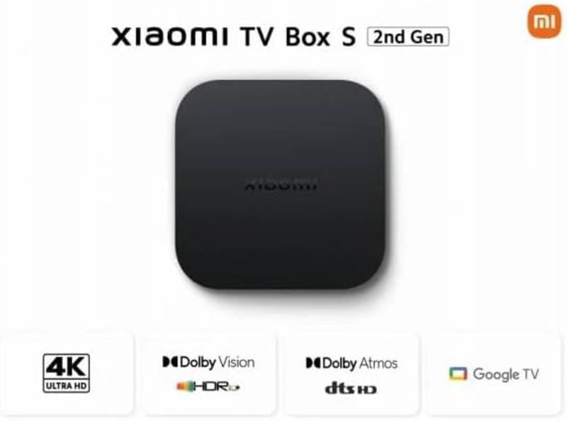 Ml Box Ultra HD Android 9.0 Google Assistant 4K Streaming Player, Black