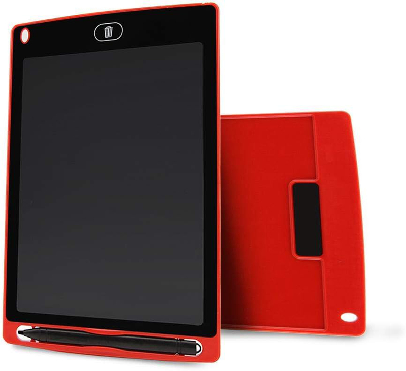 LCD Writing Tablet 8.5 Inch Doodle Pad Portable Electronic Writer, Red