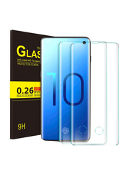 ELTD Samsung Galaxy S10 Anti-Scratch Tempered Glass Screen Protector, 2 Pieces, Clear