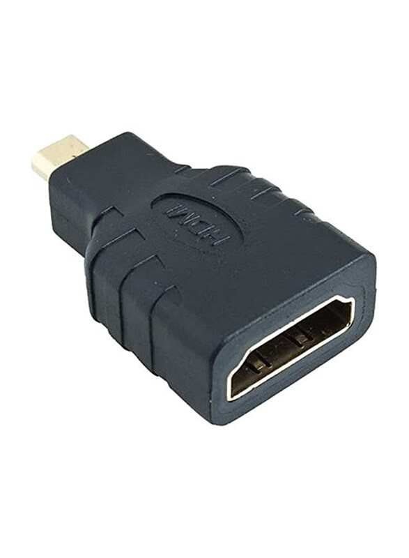 

Generic HDMI Female to Micro HDMI Male Adapter Connector for HD/TV/DVD, Black