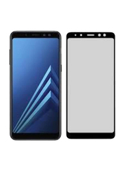 Samsung Galaxy A8 Plus 2018 Tempered Glass Full Screen Protector, Black