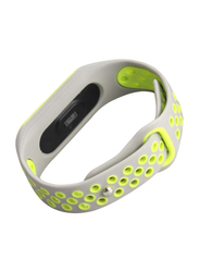 Silicone Anti-Off Wrist Band for Xiaomi Mi Band 3, Green