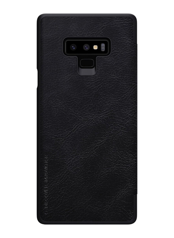 

Nillkin Qin Samsung Galaxy Note 9 Leather Flip Mobile Phone Case Cover, Black