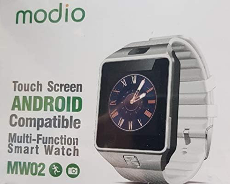 Modio MW02 Multi Function Smartwatch, GPS, Black