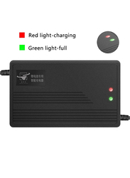 GYYlucky 48V 5A Smart Charger Electric Scooter Battery Charger Output 54.6V 5A Li-ION Battery Charger, Black