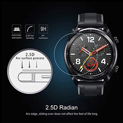 Smartwatch Screen Protectors 39mm Diametral Universal Tempered Glass Film for Samsung Galaxy/LG/Sony/Huawei/Garmin Watches, Clear