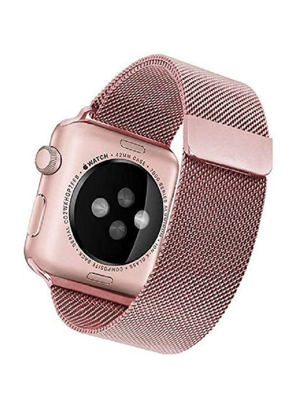 Stainless Steel Loop Band for Apple Watch 38mm/40mm, Rose Gold