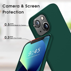 X-Level Apple iPhone 13 2021 Ultra-Thin Guardian Series Soft TPU Matte Finish Coating Mobile Phone Case Cover, Green