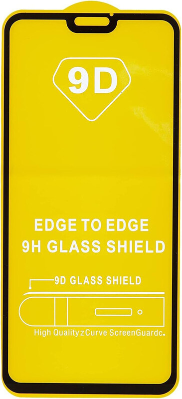 

Generic Huawei Y9 2019 5D Mobile Phone Tempered Glass Screen Protector, Black/Clear