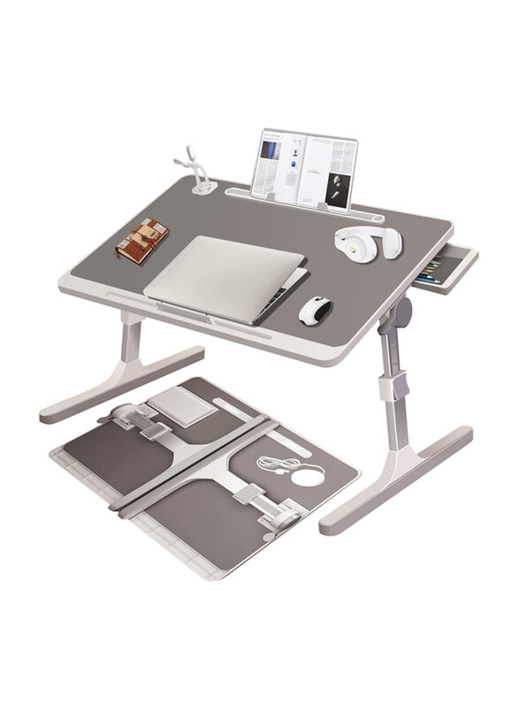 Adjustable Laptop Desk, Grey