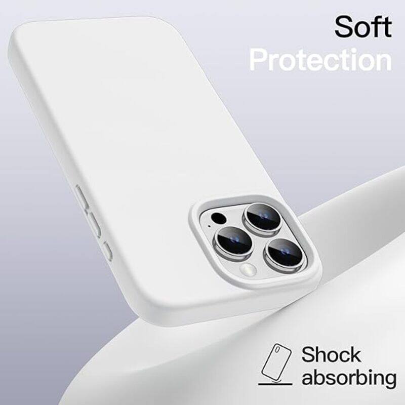 

Generic Liquid Silicone Case for iPhone 15 Pro max 6.3-Inch, Silky Soft Touch Full-Body Protective Phone Case, Anti-Scratch Shockproof Cover with Microfiber L